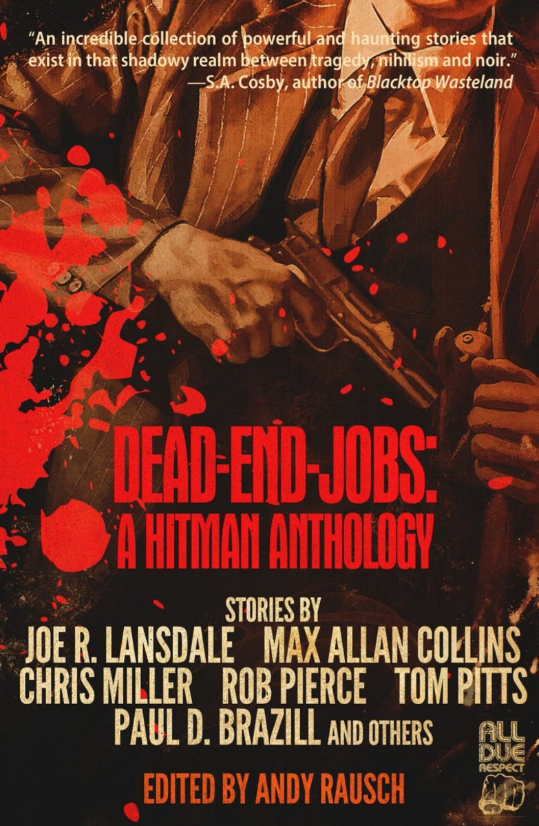 Who would have thought, a collection of short stories about hitmen and hitwomen. Great stories by @writerrausch1 , @joelansdale, @nikkidolson, @DanielVlasaty and many others. My Goodreads score will be 5 stars. Fantastic book!