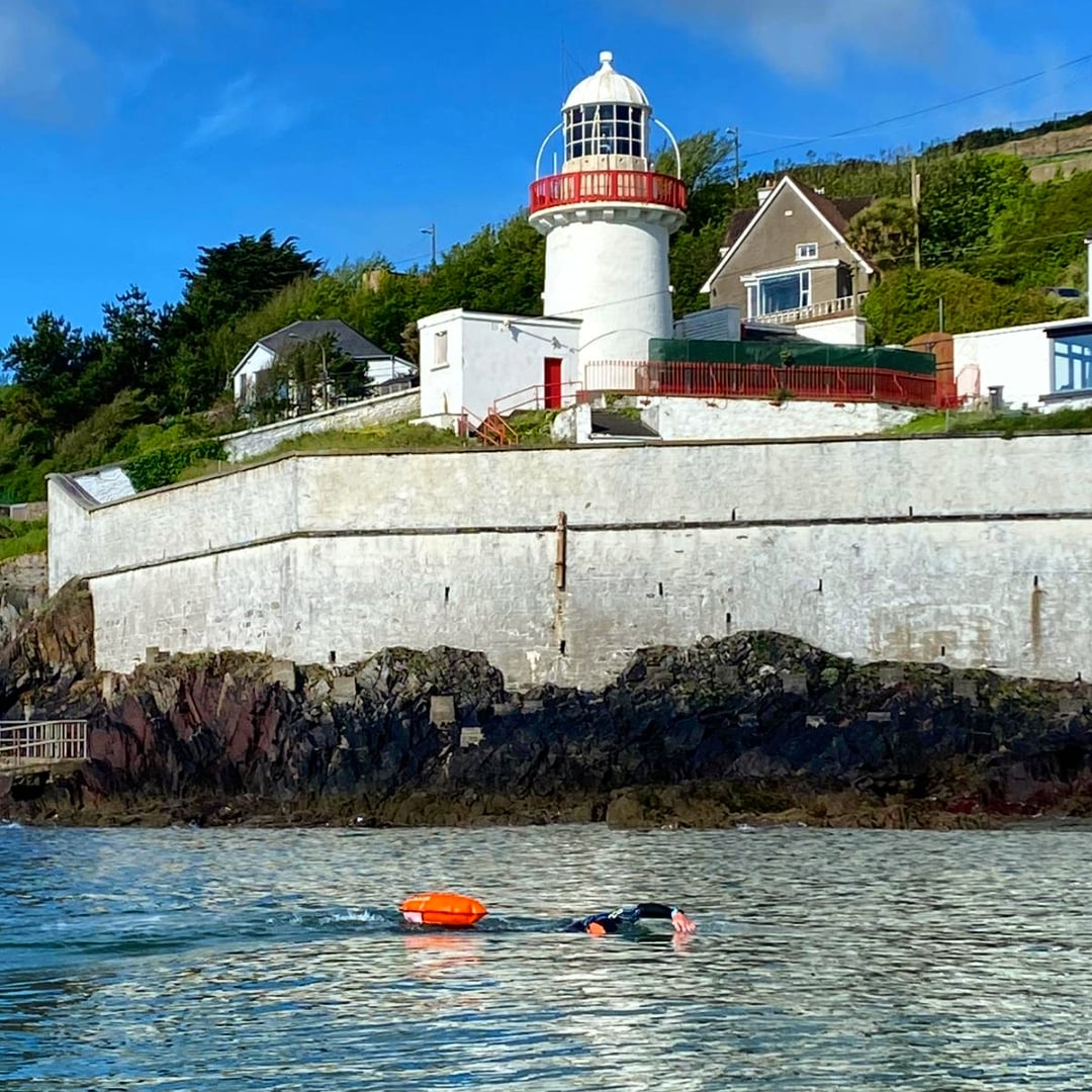 Beautiful day for a swim in Youghal today 🏊‍♂️
