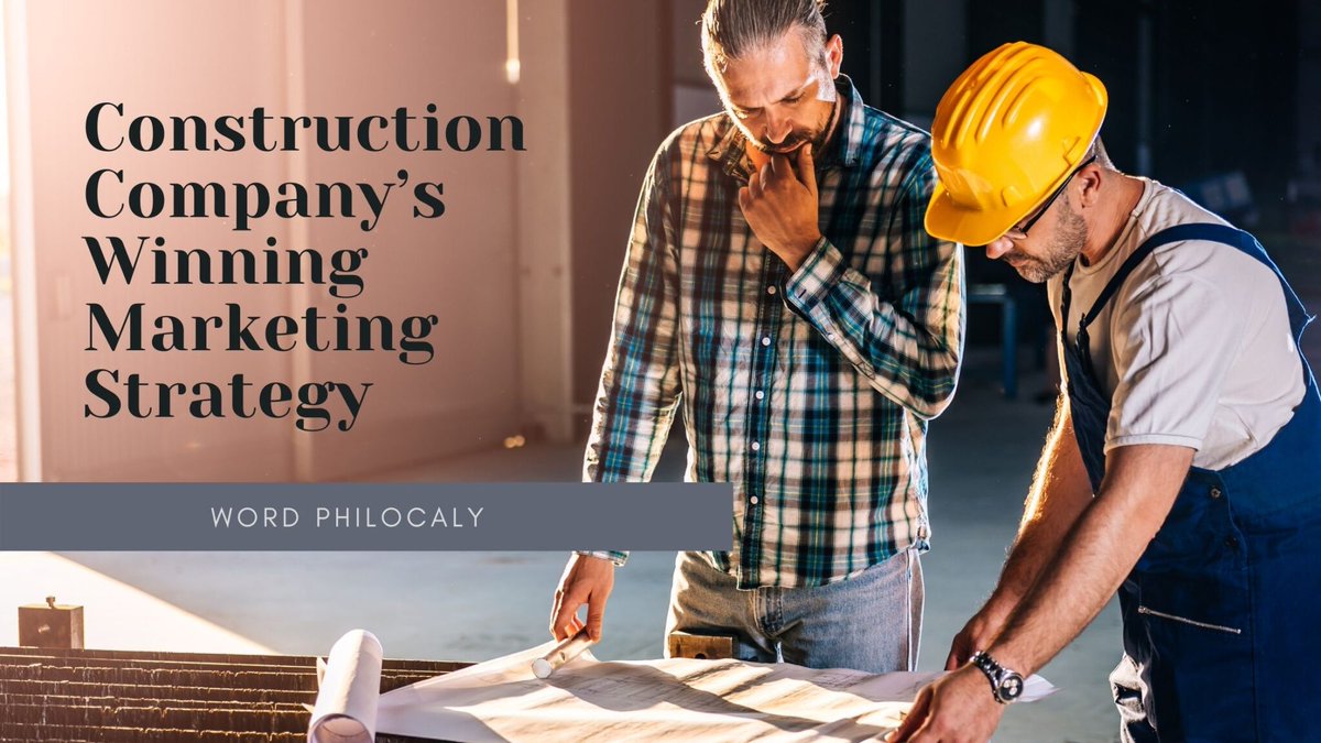 Are you a business owner of a construction company seeking to use content marketing to win more projects? Here: the proven marketing tactics. #wordphilocaly #construction  #contractor  #homebuilder #companyprofile  #corporateprofile

wordphilocaly.com/construction-c…