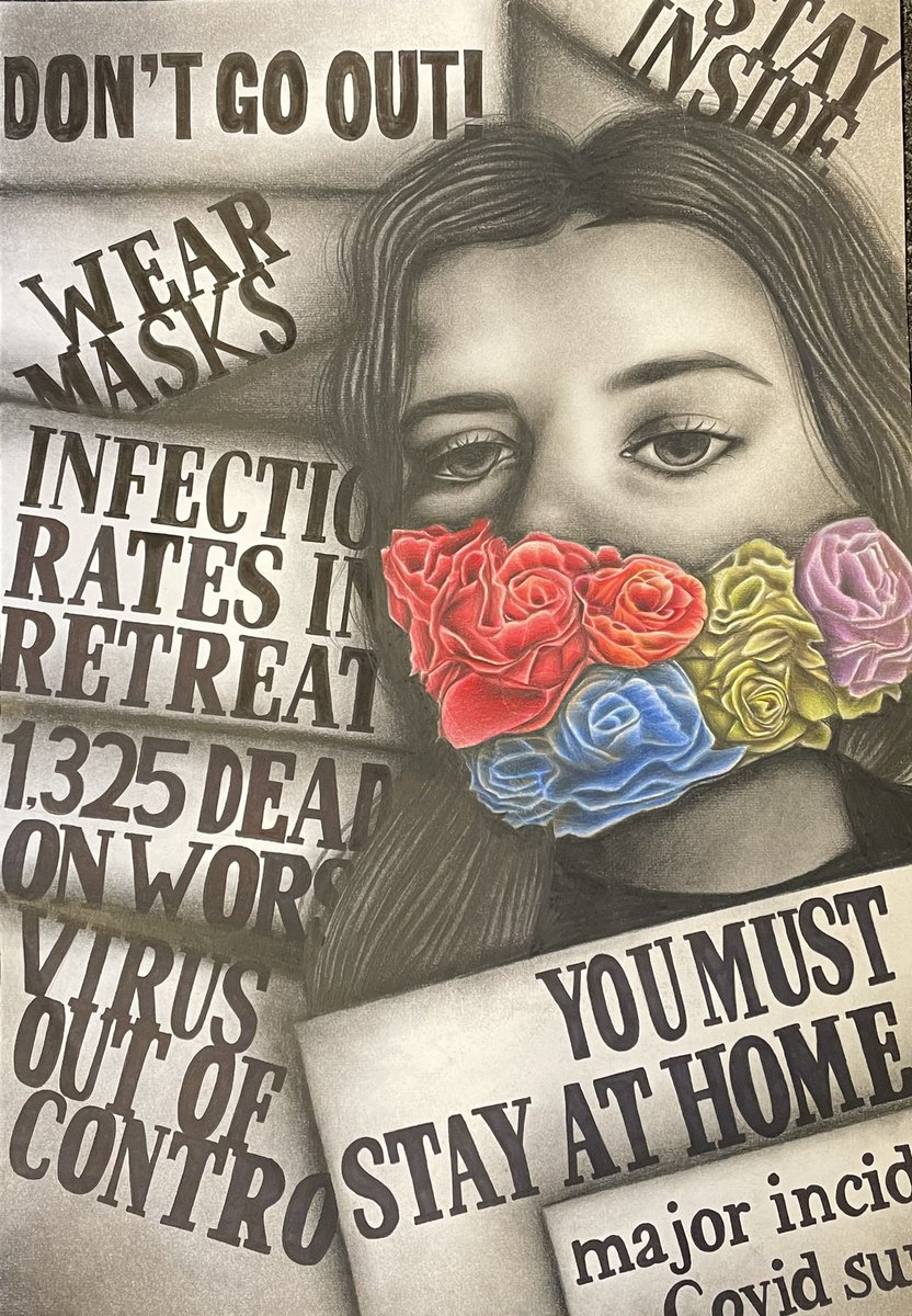 Final outcome #AO4 #Alevelart #Lockdown #Homelearning #COVID #creativitytakescourage <a href="/HeadCCA/">Lift Clacton Official Page</a>