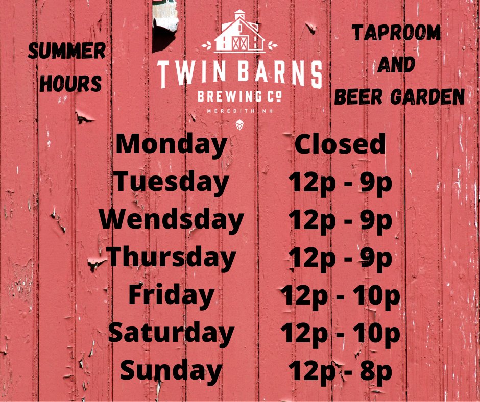 twinbarnsbrew's tweet image. Welcome Summer!!!!!!