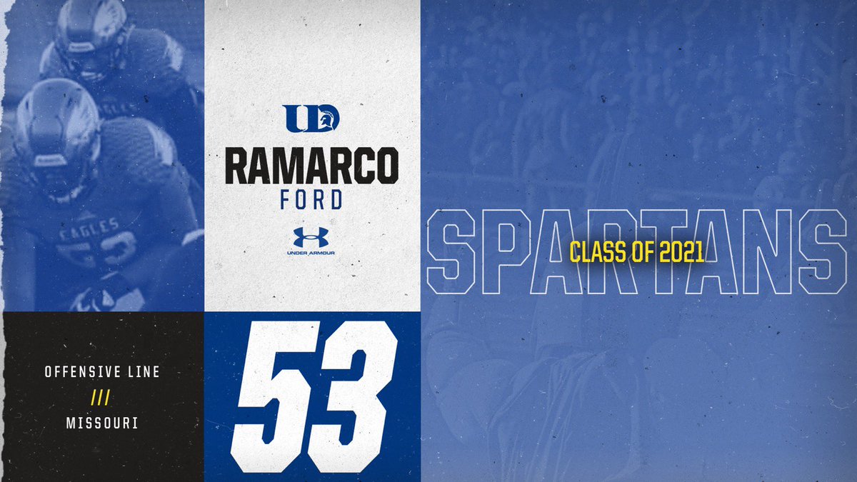 🚨 ℂ𝕆𝕄𝕄𝕀𝕋𝕋𝔼𝔻 🚨
Ramarco Ford Jr
<a href="/FordRamarco/">Ramarco Ford Jr</a>

🔹Offensive Line
🔹O’Fallon, MO

#DBQ21 | #UDLeaveALegacy ⚔️
