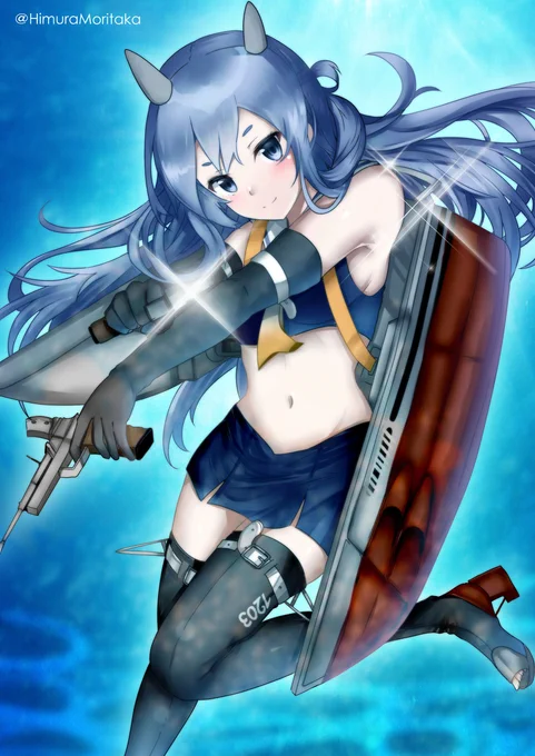 伊203 #艦隊これくしょん #艦これ #潜水艦娘 #伊203(艦隊これくしょん) #伊203 #水中 https://t.co/phcc7R8xDc 