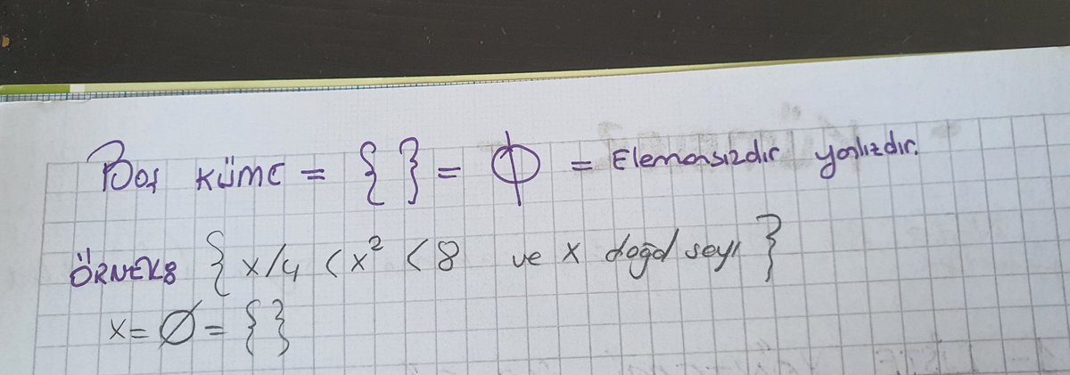 Ne kadarda hüzünlü yazmışım;
 Boş küme elemansizdir yalnızdır 🤦‍♀️😔
Bazen bende kendimi boş küme gibi hissediyorum 🥺
#matematik #yanlizlik #pazar