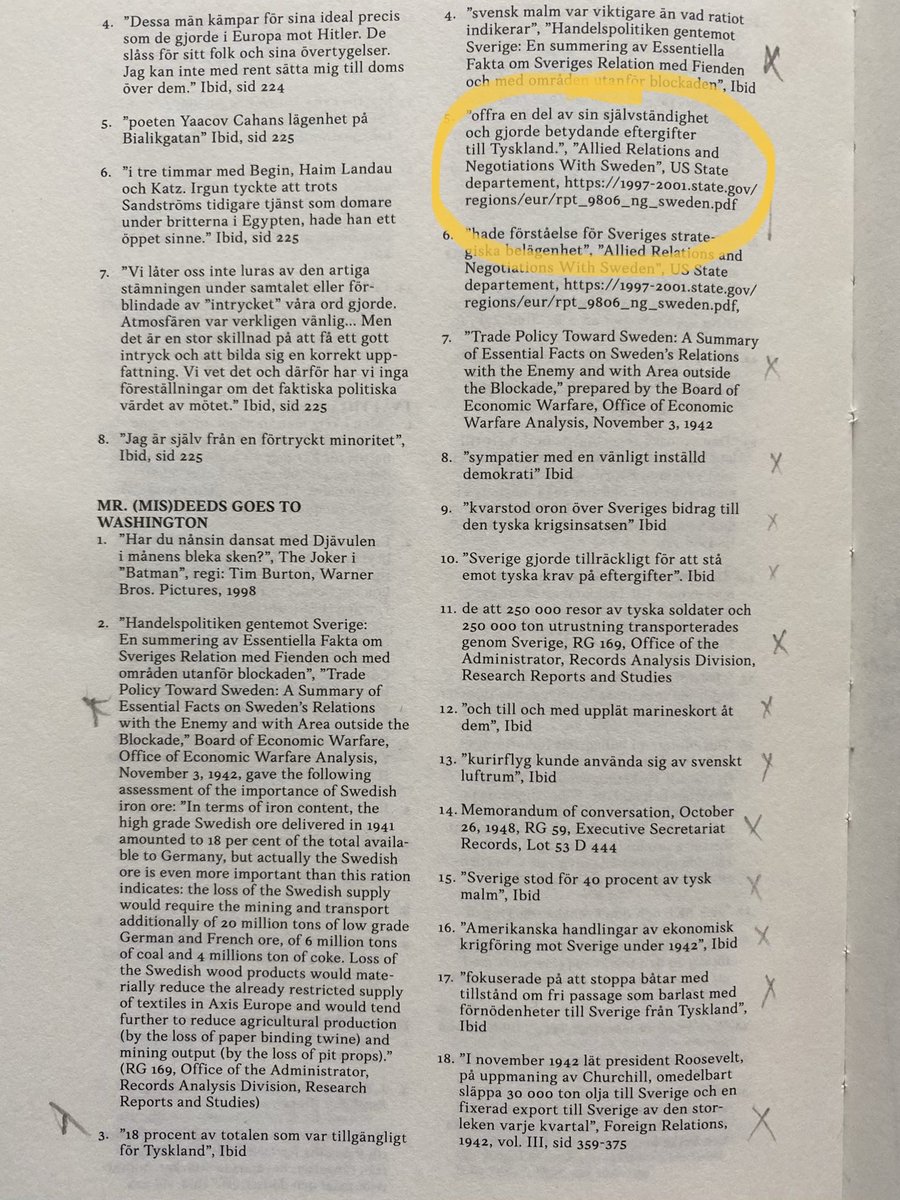 ars_gravitatis's tweet image. I de två sista empiriska kapitlen i Flams bok finns en mängd referenser till arkivdokument i amerikanska arkiv. Jag trodde initialt att detta kanske faktiskt var ett resultat av en originell forskningsinsats av Flam. Men två saker gjorde mig misstänksam. 1)  Flam säger inte i