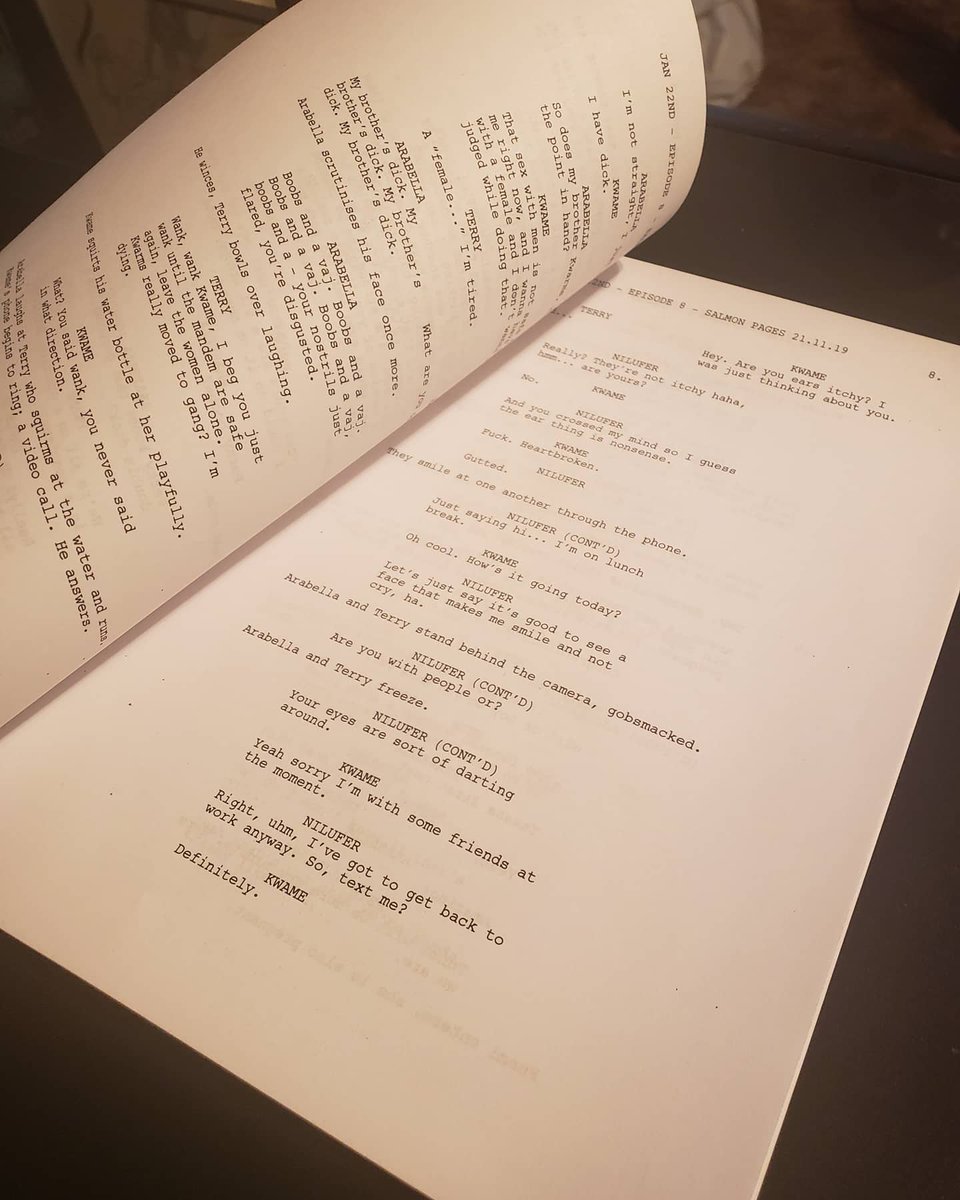 eshaknows's tweet image. homework hits a lil different these days 🥰

#imaydestroyyou #shootingscript #michaelacoel #awritersjourney