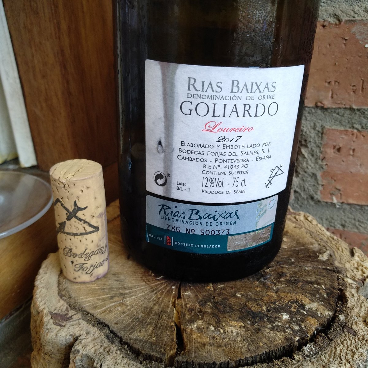 La Ventana del Vino presenta hoy al gran Rodri Méndez:

Goliardo Loureiro 2017. Espléndido vino de Rías Baixas. No hay vino de Rodri que baje de las cinco estrellas.