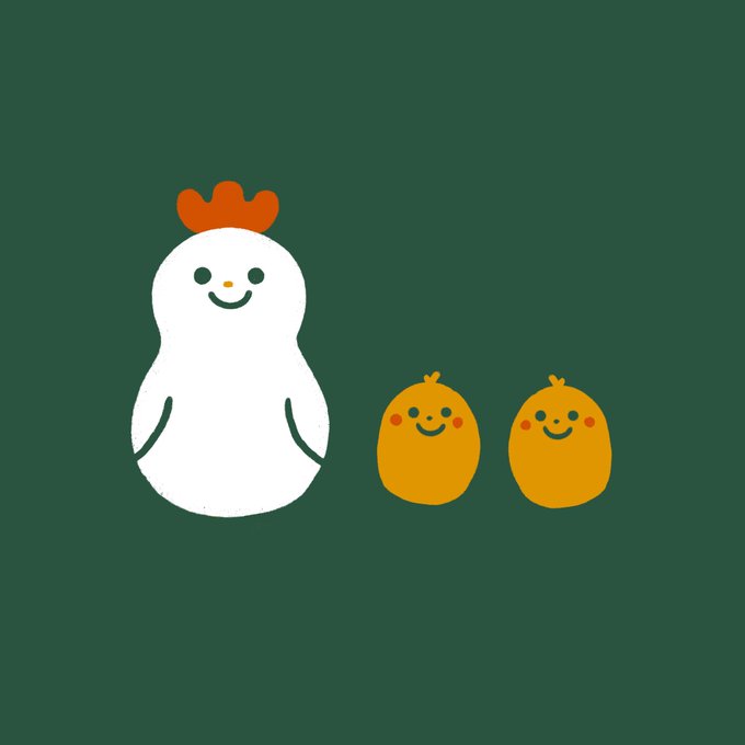 にわとりとひよこのtwitterイラスト検索結果