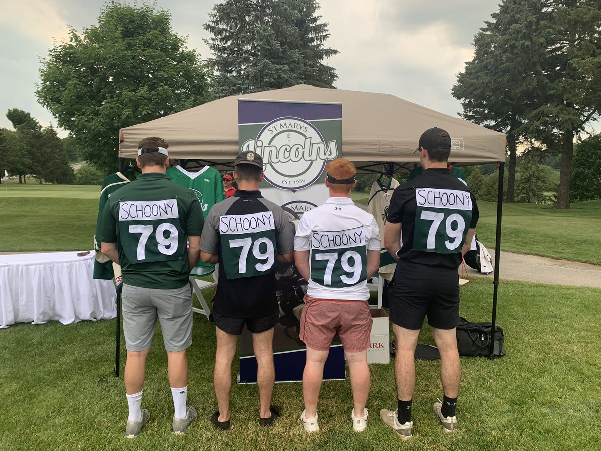 The boys honouring their former teammate at the Lincs Golf Tournament. Gone too soon. <a href="/StratWarriors/">Stratford Warriors</a> <a href="/hplakers/">Huron-Perth Lakers</a> <a href="/MitchellMeteors/">MitchellMinorHockey</a>
