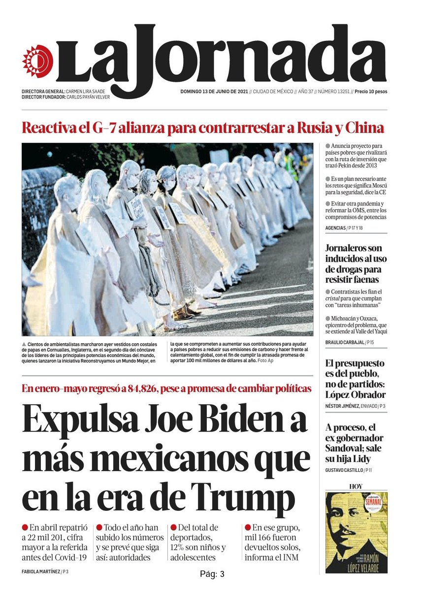 A ver, progres, sigan alabando a Biden. Y no lleva ni un año.