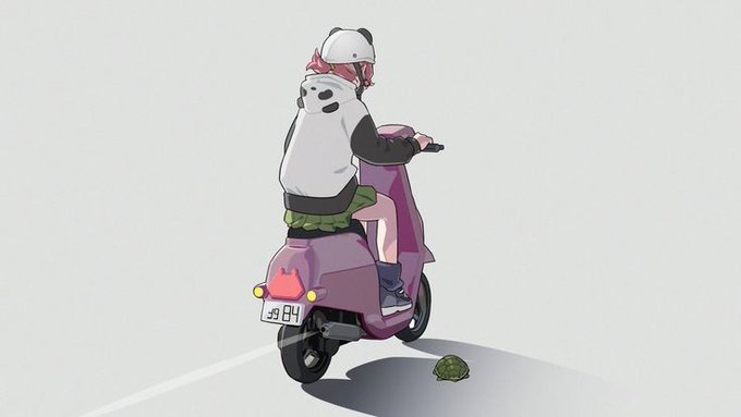 「バイク 座る」のTwitter画像/イラスト(新着)｜5ページ目