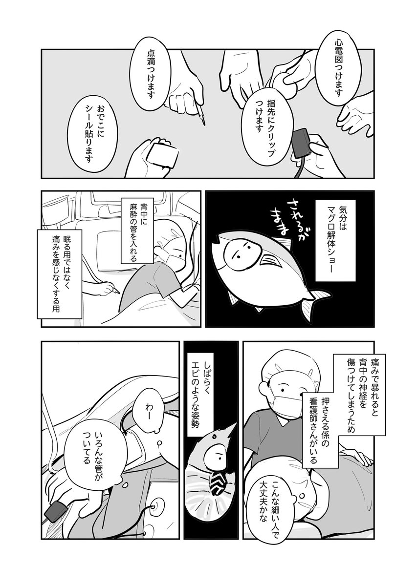 浅井西 西荻窪三ツ星洋酒堂 ｂｄ Dvd発売中 マンガ家に腫瘍が見つかって手術を受けた話 その14 手術 漫画が読めるハッシュタグ コミックエッセイ 漫画 子宮内膜症 卵巣嚢腫