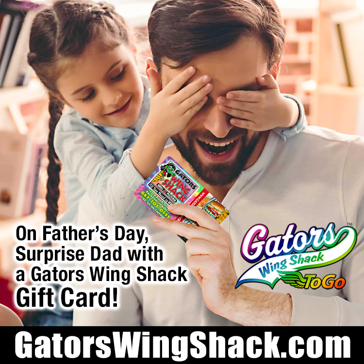 GATORSWINGSHACK's tweet photo. @GATORSWINGSHACK 
Sunday, June 20th is FATHER'S DAY!
SURPRISE DAD WITH A GATORS WING SHACK GIFT CARD!
.
.
#chicagofoodie #chicagofoodies #palatineillinois #palatineil  #chitown #chicagobars  #chicagobarscene #chicagobrunch #chicagohappyhour #chicagodrinkscene #NorthwestSuburbs https://t.co/dtNE6WynYi