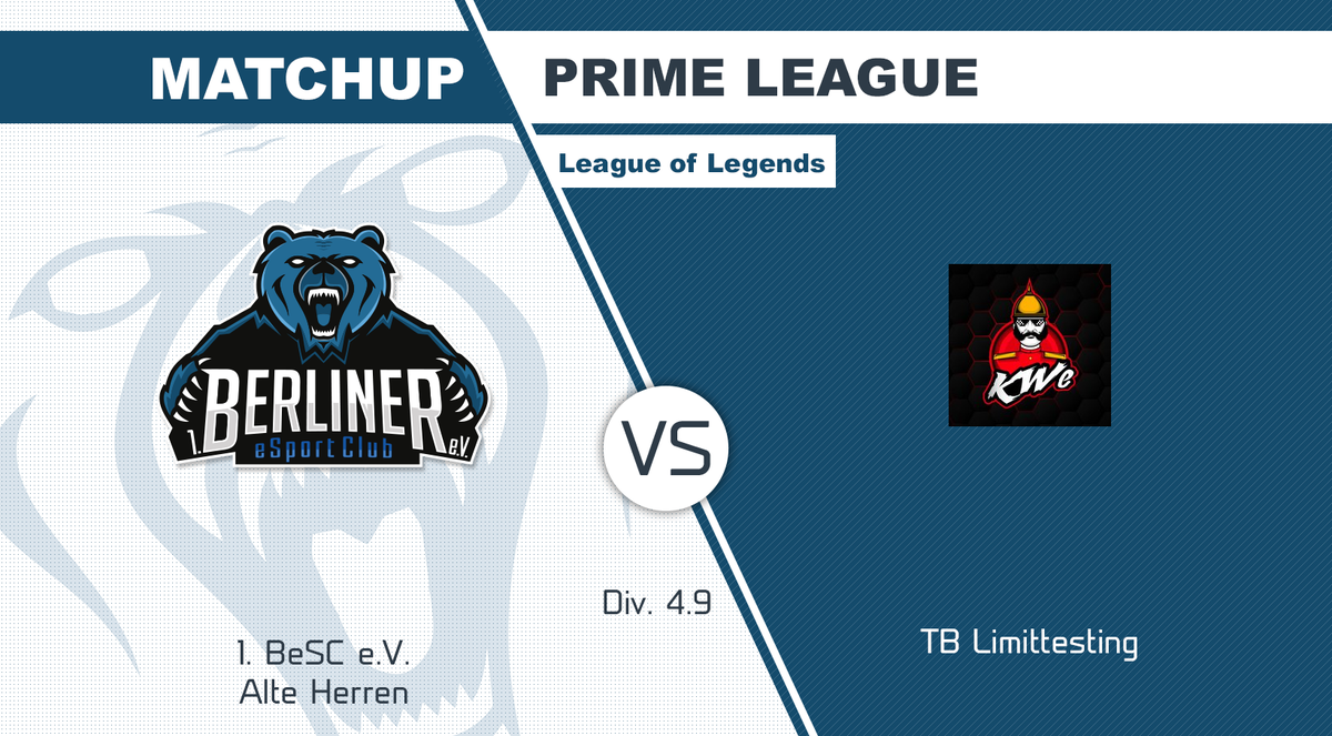 berlinesports's tweet photo. Und weiter gehts!
Nun sind The Next Generation (Div.3) und die alten Herren (Div.4) an der Reihe.
⏰17:00 Uhr
📺https://t.co/SGrzsYe2ff - The Next Generation
#BeSCWIN https://t.co/QLTt1QaRaq