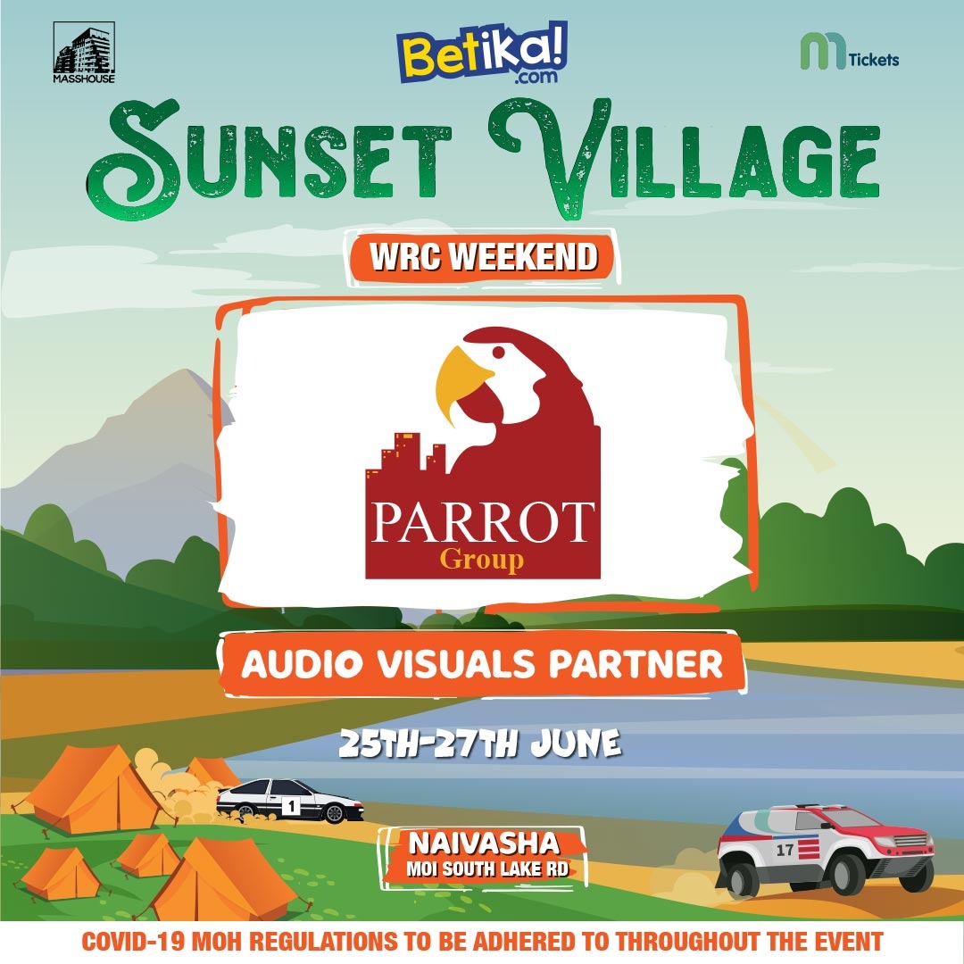 Your Official #audio-#visuals partner at the #WRC Safari Rally Hangout. #SunsetVillage☀️
A stunning, technically-perfect event.
We create lasting experiences✨⚡
----------------------------------------------------
25th to 27th June - Naivasha Moi South, Lake Rd.