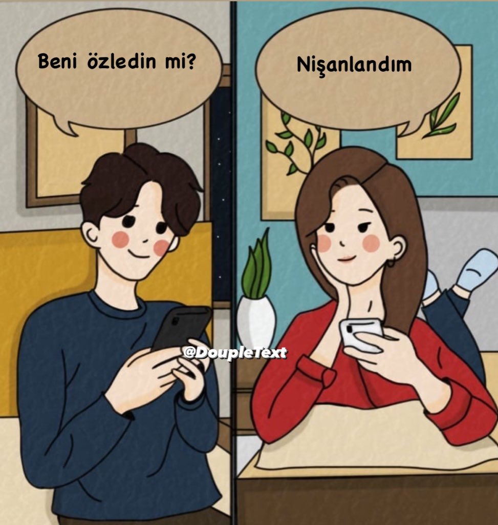 Bir Kadın bir Erkek (@doupletext) on Twitter photo 