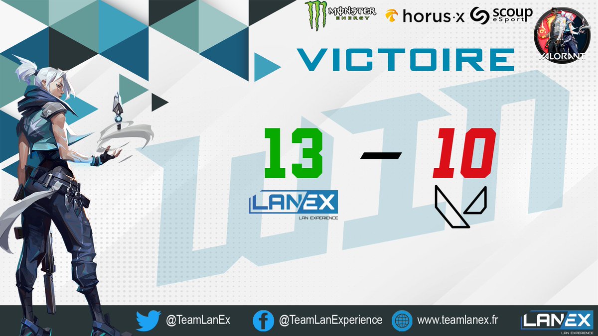 Team LanEx - Electronic Sport Club Since 2003 (@teamlanex) on Twitter photo Résultat du 2ème Match #EvoluCup :
Après un mauvais départ #TeamLanEx <a href="/Lan_Experience/">Lan Expérience</a> se relance avec une belle victoire contre EKIP NRV !!
gg à nos adversaire pour cette belle rencontre !
Team LanEx 13 - 10 EKIP NRV Résultat du 2ème Match #EvoluCup :
Après un mauvais départ #TeamLanEx <a href="/Lan_Experience/">Lan Expérience</a> se relance avec une belle victoire contre EKIP NRV !!
gg à nos adversaire pour cette belle rencontre !
Team LanEx 13 - 10 EKIP NRV