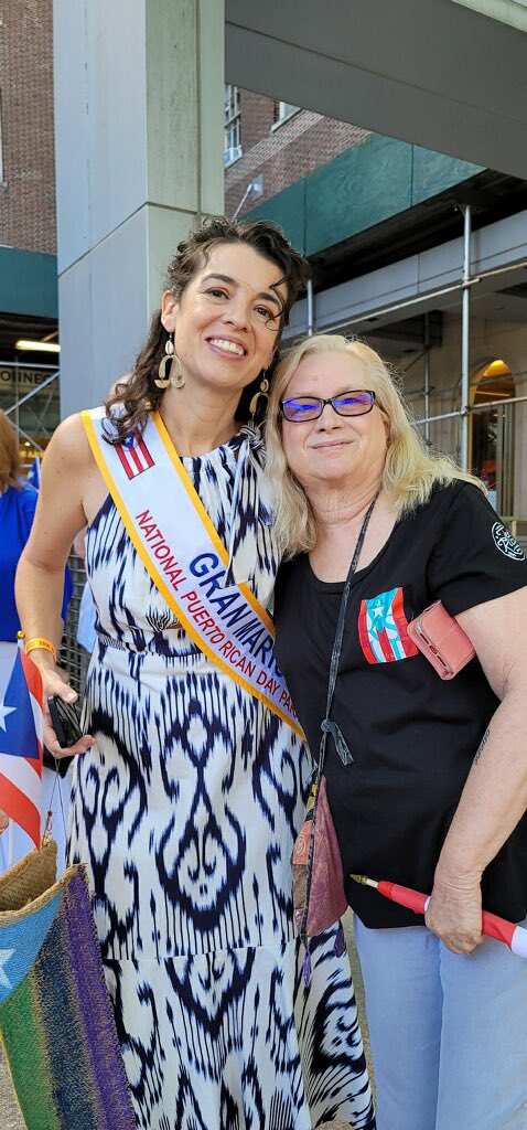 Loved meeting you, Quiara!  #PuertoRicanDayParade #InTheHeightsMovie