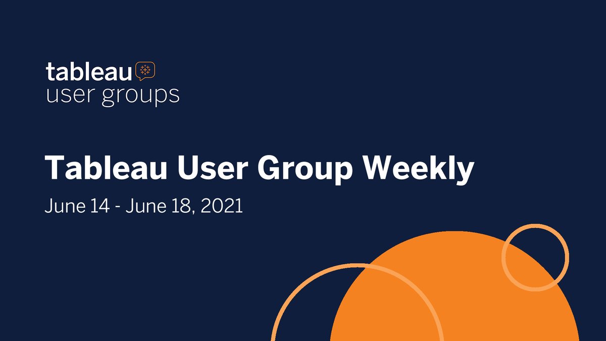 tableau's tweet photo. Looking to level up your Tableau skills while connecting with the global #DataFam? 👇 See what's on the docket in this week's Tableau User Group Weekly. https://t.co/wAcMke1IAe https://t.co/5iLdvqlCay