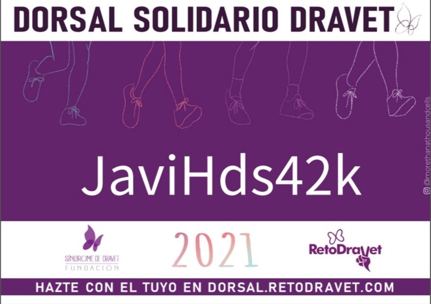 #MesDravet Todavía estáis a tiempo de conseguir vuestro dorsal solidario! #DorsalSolidarioDravet 💜
 @RetoDravet  @FundacionDravet  
#RetoDravet2021  dorsal.retodravet.com