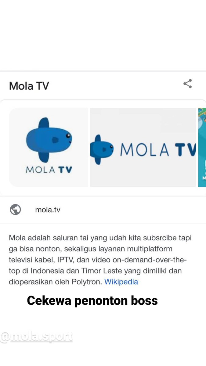 MurfatMoh's tweet photo. Cekewa penonto bos.... #molatv https://t.co/A98rFXcfVx