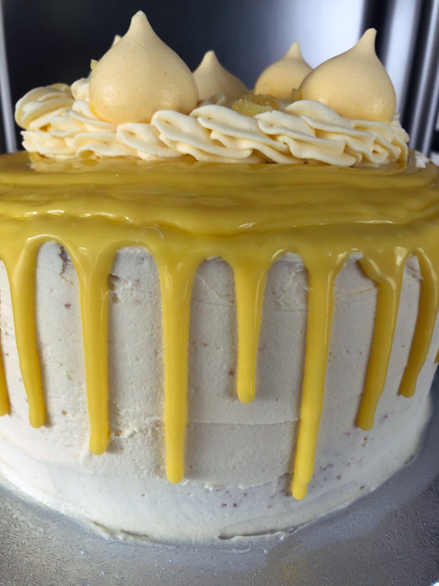 Homemade lemon drizzle drip cake! 🎂 #HomeMade #LemonDrizzle #Cake #Nottingham #JeremysFoodTour #Foodie