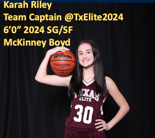 TexasGirlsBball's tweet photo. @RileyJayner39 @RileyKarah @_girlsgotgame @ESPN_WomenHoop @TCUCoachB This great player led us in charges-taken last summer and is on track again.  A team captain and leader on-the-floor and off.  With a long 6' frame and great effort, @RileyKarah is a force.  See this 15u against 17u/18u today @bigtimehoopsDMV on @BallerTV starting at noon Central https://t.co/s3v1EKDEv7