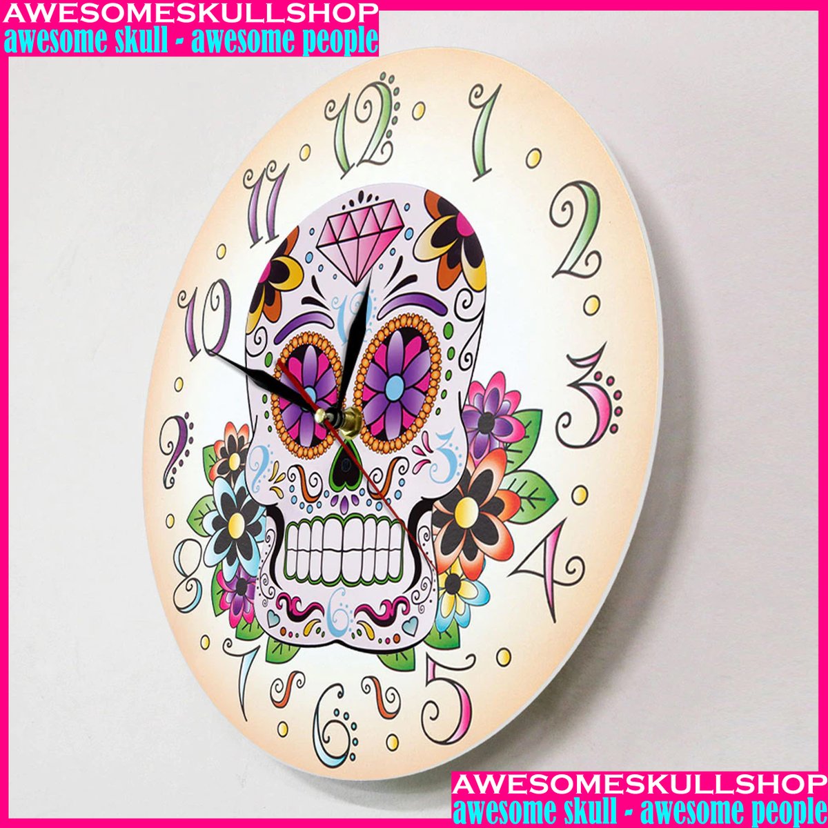 my_skull_shop's tweet photo. Sugar skull wall clock
===>>> https://t.co/J9xoTDjcyZ <<<<==
---
#sugarskullclock
#awesomeskullshop https://t.co/twT1Zfwbrx