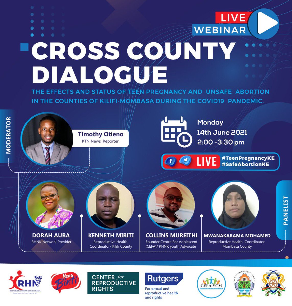 ruraltoglobal's tweet photo. Most of us don't like deep conversation regarding #TeenPregnancyKE
We rarely allow others to share views on #abortion, or how it relates to their Values.
 We assume that we know what our friends believe, but we don’t talk about these issues. Tomorrow, let's talk #SafeAbortionKE https://t.co/Le3FFCAiCM