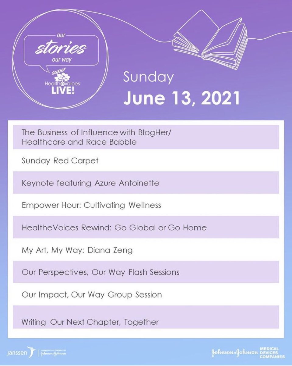 SabrinaDSkiles's tweet photo. It’s here! Final day of @healthevoices and Susan Getgood and myself are kicking it off with The Business Of Influence and so many more captivating sessions + the keynote speaker @AzureAntoinette 🙌 Let’s do this! #HealtheVoicesLIVE https://t.co/Oen4ssMkHv