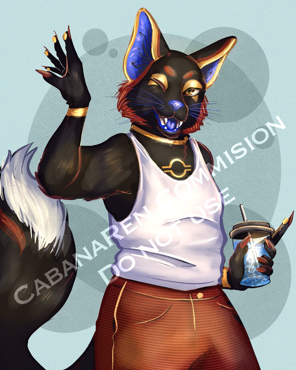 CabanaRen's tweet photo. Commision work for @himbomonkee ! They wanted me to draw their fox bby and honestly I am so hella soft for them. https://t.co/7J6jV6LD9O