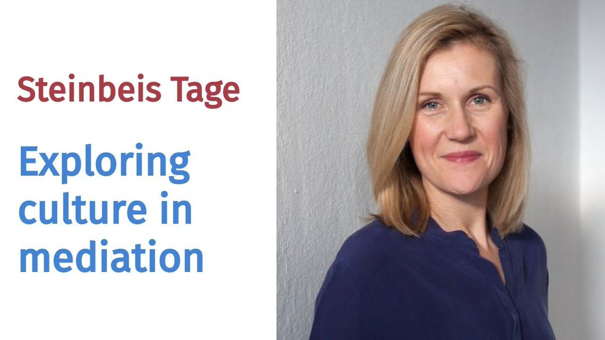 Join Allison Malkin in her workshop on 23 June, '21 to explore Culture in Mediation, during the International Online Conference- 7th Leipzig Mediation Forum: the Steinbeis Days. buff.ly/359Uoez #mediationculturelle #mediators #internationalmediation