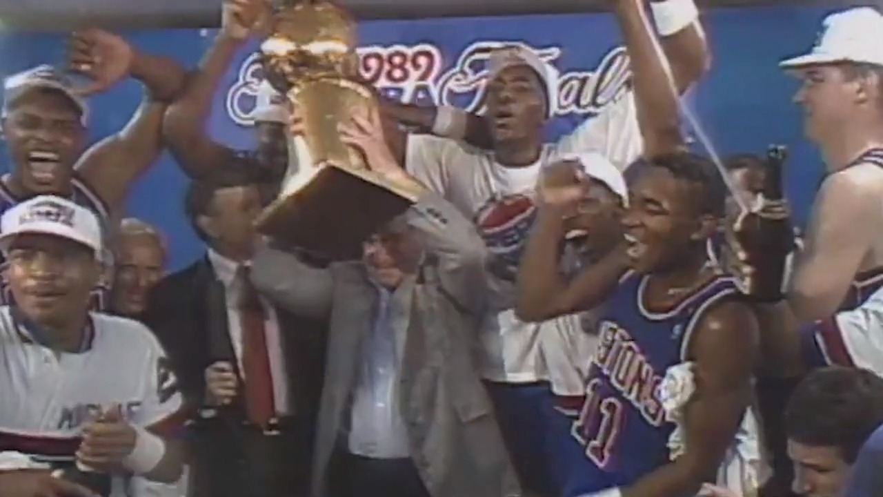 On this day in 1989: The Detroit Pistons win their first championship