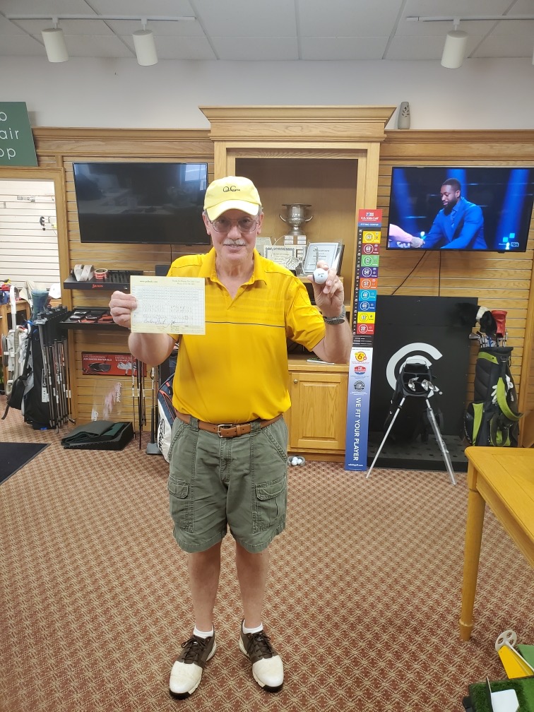 Congratulations to Marty Dineen...hole in one on #16 today!