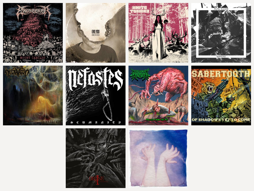 COREandCO's tweet photo. Le récap' du dimanche !
Voici les 10 dernières chroniques mises en ligne sur COREandCO, avec Endseeker, End You, White Tundra, PUPIL SLICER, Necrogod, Néfastes, Kryptik Mutation, Sabertooth, Decline of the I, Fishtalk
#chroniques #reviews #chroniquesdelasemaine #reviewsoftheweek https://t.co/wf1se30NEc