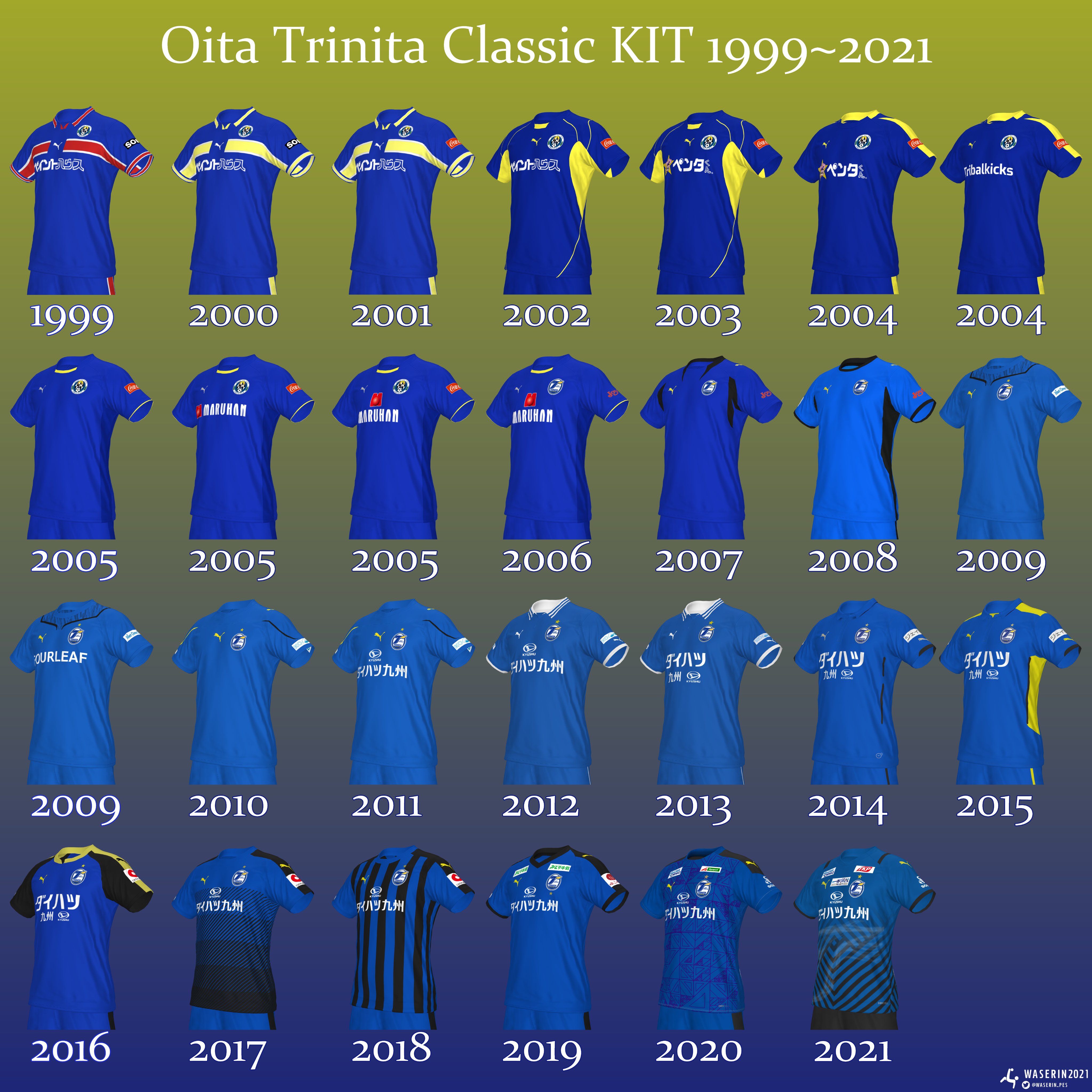 Waserin ウイイレ21 大分トリニータ 歴代ユニフォーム Pes21 Oita Trinita Classic Kit 大分トリニータ Trinita ウイイレ21 Efootballpes21 ダウンロードはこちら T Co Qpopvtuaif T Co Uuixvcydo1 Twitter