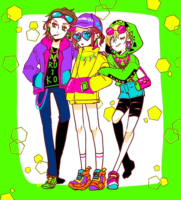WARUIKOとKOROSUZOは私の描くちょっとやんちゃな美少年たちの間で流行っているブランドです 