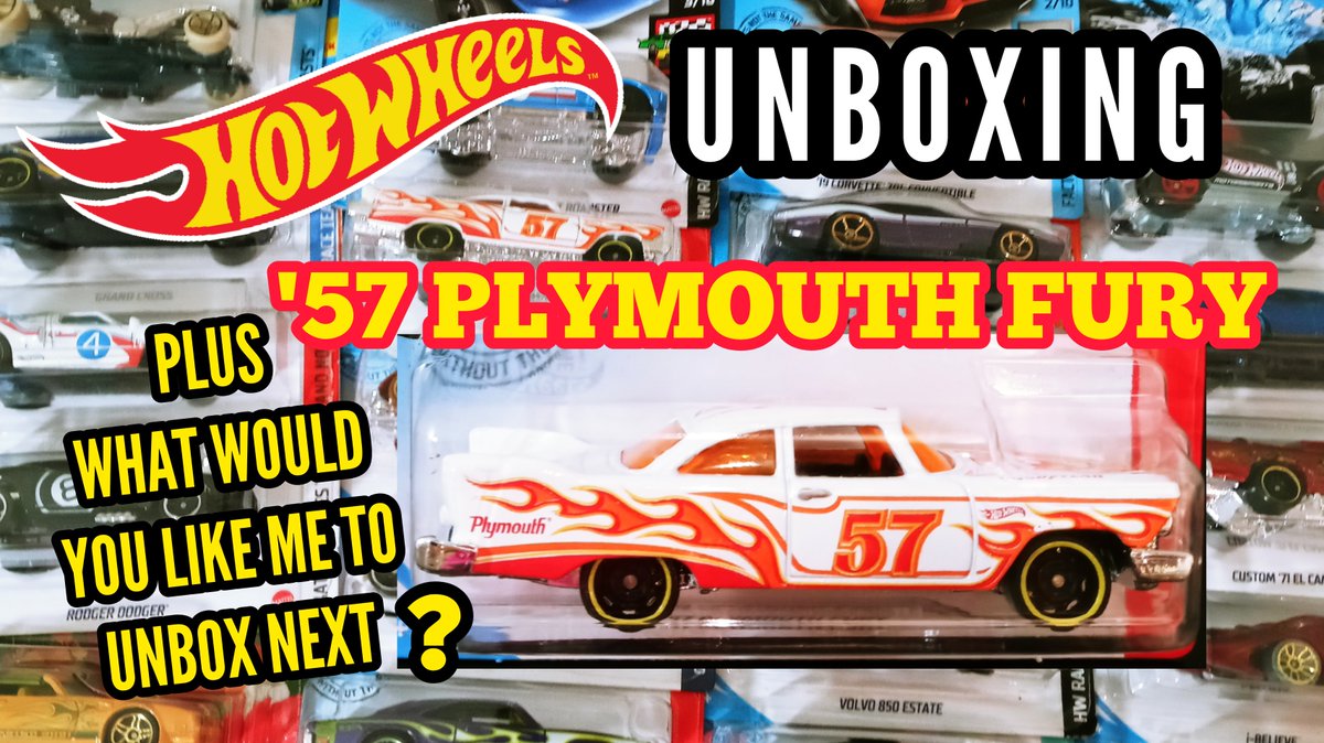 lexyalexa888's tweet photo. HOT WHEELS '57 PLYMOUTH FURY UNBOXING HW FLAMES PLUS WHAT WOULD YOU LIKE ME TO UNBOX NEXT?  
NEW #youtube #video 
https://t.co/kir5CaoRLZ 
#HOTWHEELS #57PLYMOUTHFURY #UNBOXING #HWFLAMES #PLYMOUTHFURY #toys #collectibles https://t.co/nEE3bASV01