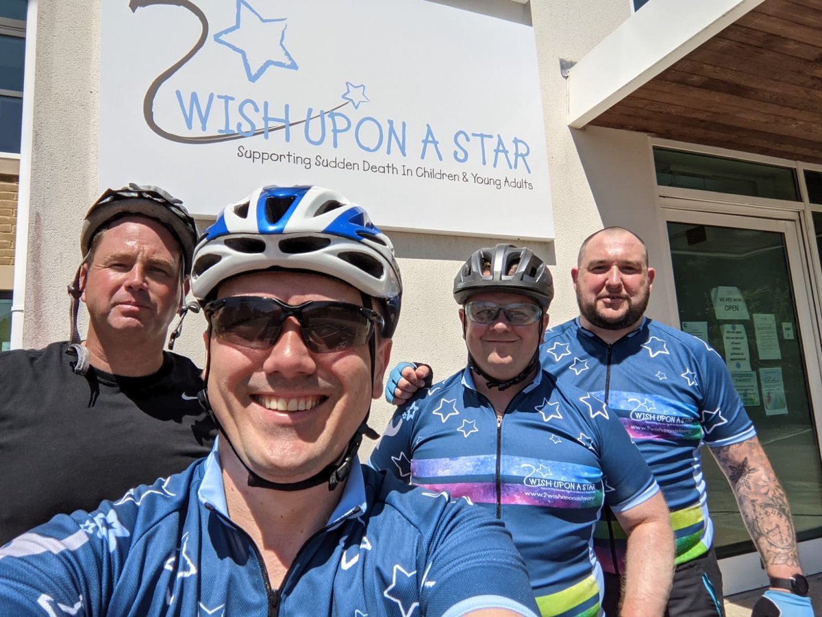 Great day out on the bike with <a href="/MatthewBouse/">Matthew Bouse</a> <a href="/pdchill/">Paul Chilcott</a> <a href="/CraigRees78/">Craig Rees</a> for @2wishupon virtual Wickets &amp; Wheels. Can’t wait for the real thing to return next year 🚴‍♂️🚴‍♂️🚴‍♂️🚴‍♂️