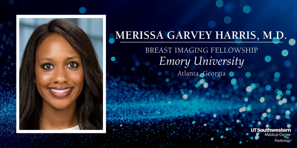 UTSW Radiology (@utsw_radiology) on Twitter photo We congratulate Dr. Merissa Harris on completing her Radiology Residency training! She will soon receive fellowship training in Breast Imaging at Emory University in Atlanta. | To view our graduation ceremony, click here bit.ly/3gjxLuz. #RADgrad21 <a href="/RofskyMD/">Neil Rofsky, MD, MHA</a> <a href="/UTSWNews/">UTSW Media Relations</a> We congratulate Dr. Merissa Harris on completing her Radiology Residency training! She will soon receive fellowship training in Breast Imaging at Emory University in Atlanta. | To view our graduation ceremony, click here bit.ly/3gjxLuz. #RADgrad21 <a href="/RofskyMD/">Neil Rofsky, MD, MHA</a> <a href="/UTSWNews/">UTSW Media Relations</a>
