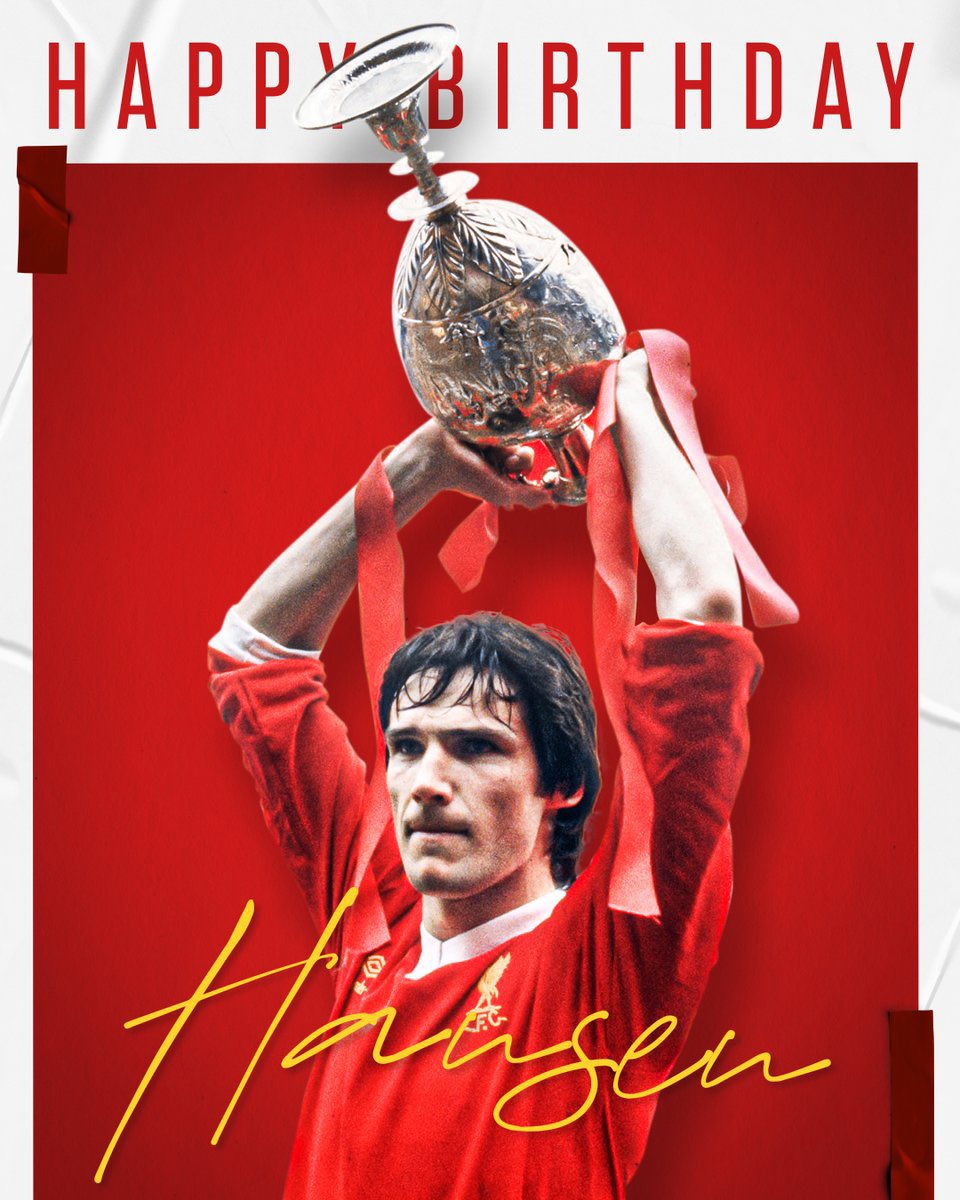 Happy Birthday, Alan Hansen 