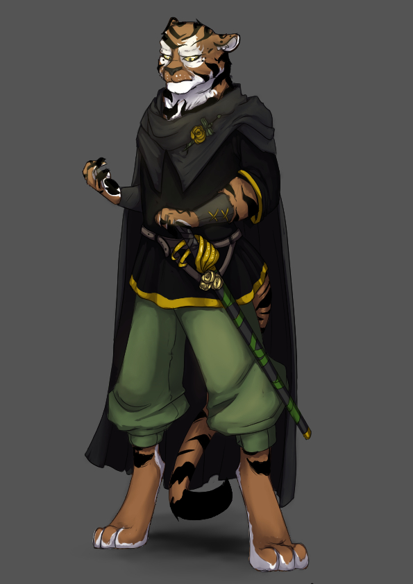 ArtsIrony's tweet photo. Art commission of a Tiger Tabaxi. Really enjoyed this one. <3
Feel free to DM is your interested in having one drawn up yourself. https://t.co/HbokxpnBuq