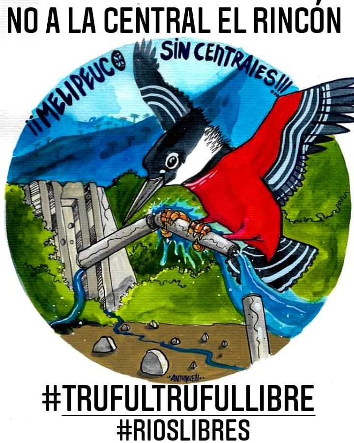 mapuexpress's tweet photo. NO A LA CENTRAL HIDROELÉCTRICA "EL RINCÓN"  - RÍO TRUFUL TRUFUL LIBRE https://t.co/2zsw60lvhc