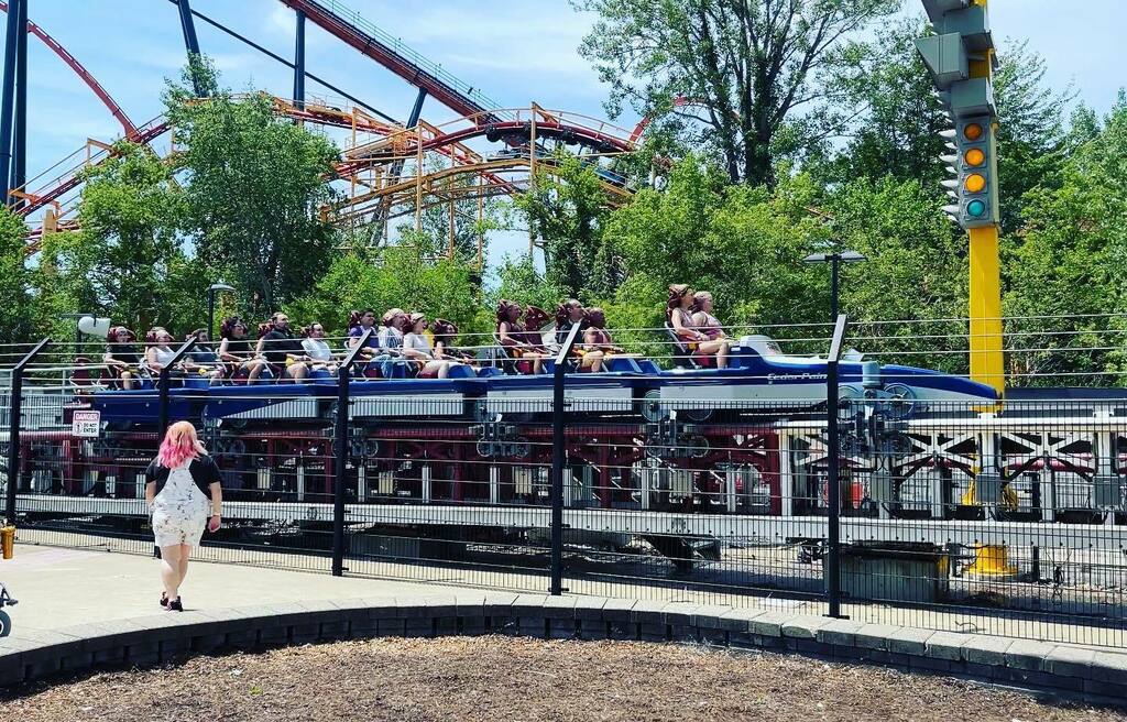 MrSheals2U's tweet photo. Ready to launch! Top Thrill Dragster baby I’m ready to go!!! #topthrilldragster #cedarpoint #intamin #rollercoasters #120mph #needforspeed https://t.co/Z5otJ0zMb6 https://t.co/y5QZRSONNM