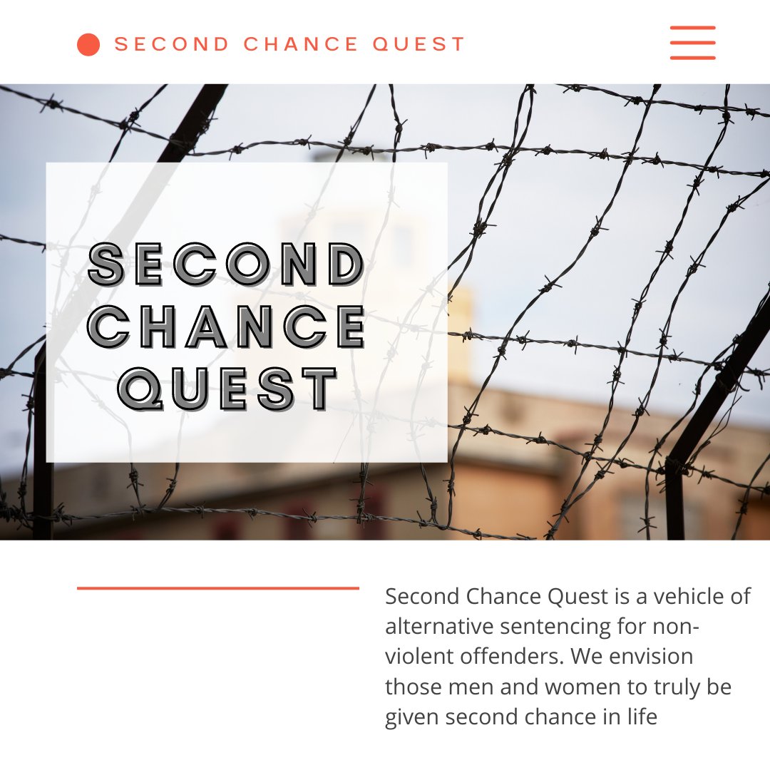 It’s a luck to go on a second chance in life.🔥

Visit us quickly at👇
🔥website::secondcq.org

#prisonerlivesmatter #juvenileincarcetation #changingthenarritive #secondchancemonth #SCQ #secondchancequest #2ndcq #secondprison #massincarceration #criminaljustice #reform