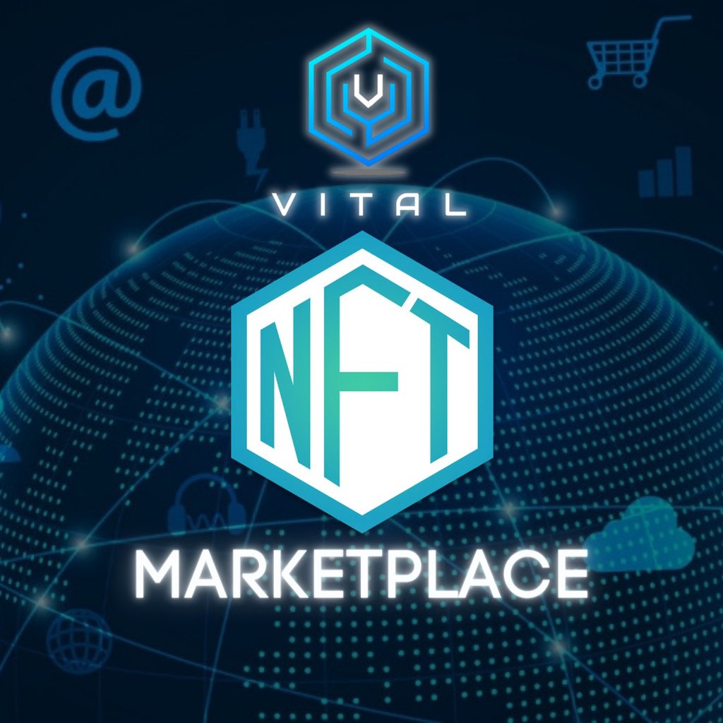 Vitaltoken's tweet photo. We are currently working on developing a $VIT NFT Marketplace where individuals will be able to buy and sell NFTs using Vital Token. 

The Vital NFT marketplace will be the first charitable NFT marketplace that benefits the environment and planet alike. 🌐 https://t.co/EHgoC8se0f