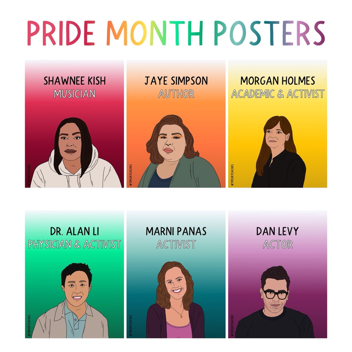 ECT Local #54 GSA 🏳️🌈 (@ectgsa) on Twitter photo Celebrating these awesome humans! #Pride We release one poster a day with bio(s) on our IG (<a href="/ectgsa/">ECT Local #54 GSA 🏳️🌈</a>).
Purchase here
teacherspayteachers.com/Product/Canadi…
20% of June proceeds will be donated to <a href="/chewprojectyeg/">chewprojectyeg</a>
<a href="/shawneekish/">Shawnee Kish</a> @fka_jayesimpson Dr. Morgan Holmes Dr. Alan Li <a href="/marnipanas/">Marni Panas 🇨🇦</a> <a href="/danjlevy/">dan levy</a> Celebrating these awesome humans! #Pride We release one poster a day with bio(s) on our IG (<a href="/ectgsa/">ECT Local #54 GSA 🏳️🌈</a>).
Purchase here
teacherspayteachers.com/Product/Canadi…
20% of June proceeds will be donated to <a href="/chewprojectyeg/">chewprojectyeg</a>
<a href="/shawneekish/">Shawnee Kish</a> @fka_jayesimpson Dr. Morgan Holmes Dr. Alan Li <a href="/marnipanas/">Marni Panas 🇨🇦</a> <a href="/danjlevy/">dan levy</a>