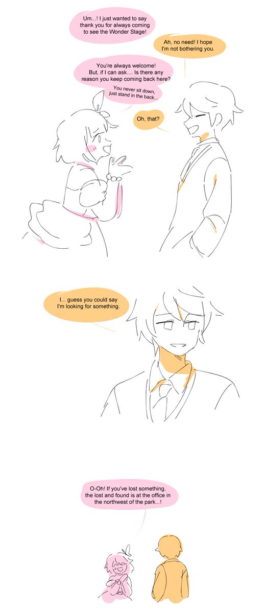this was part of my 25ji WxS AU that i didnt really think through all that much besides "what if tsukasa was sad and stray black cat miku" 