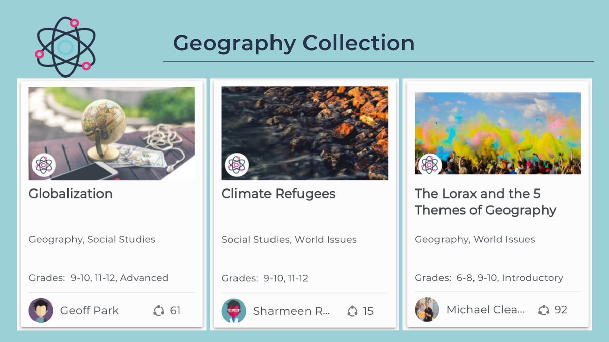parlayideas's tweet image. We have a Geography Collection! ➡️ buff.ly/3pK6xjS

Find a variety of discussions where students can investigate past, current and future physical and human geographical properties and the relationships between them.
.
#Geography #GeographyTeacher #GeographyClass