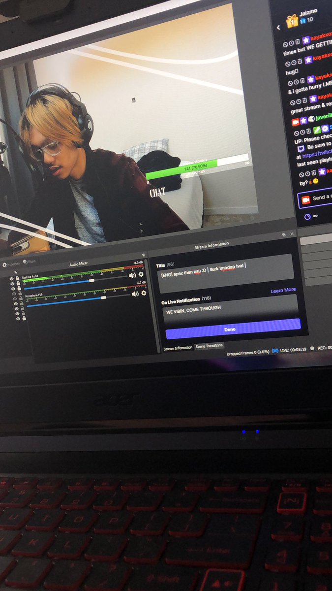 javeriiick's tweet photo. Guess whos live right now, make sure to stop by and say hey :) 
https://t.co/ZEygNRYan8 https://t.co/ozBKYMGBGE